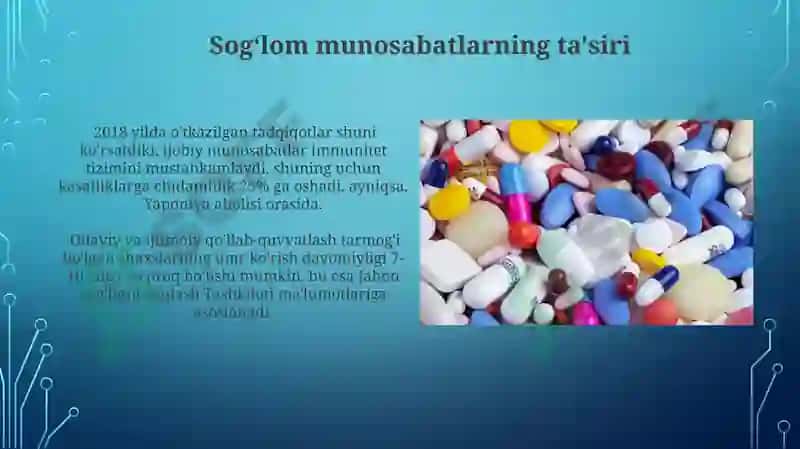 Sog'lom Turmush Tarzi va uning Salomatlikni Shakllantirishdagi Ahamiyati 3