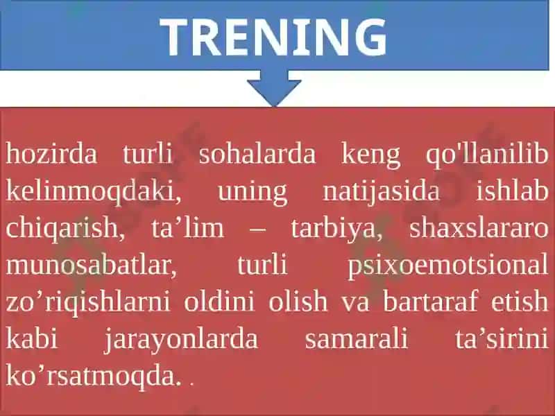 TRENING SAMARADORLIGINI Tahlil 3