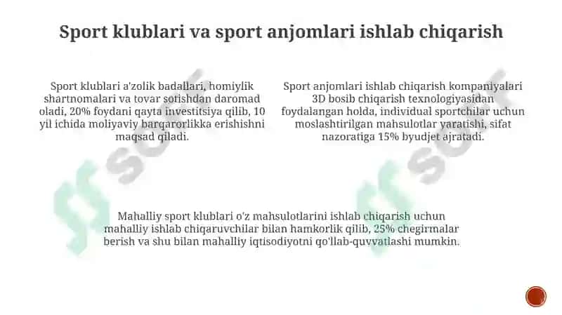 Sportda Tadbirkorlik Faoliyati 3