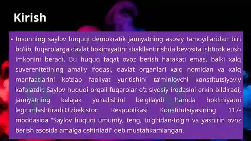 INSONINNING SAYLOV HUQUQI TUSHUNCHASI 3