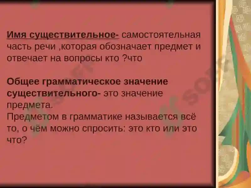 Имя существительное 3