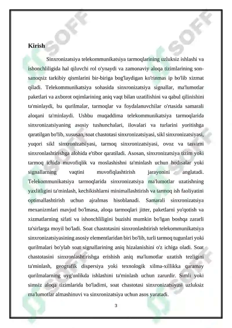 TELEKOMMUNIKATSIYA ALOQA TARMOQLARIDA SINXRONIZATSIYA 3