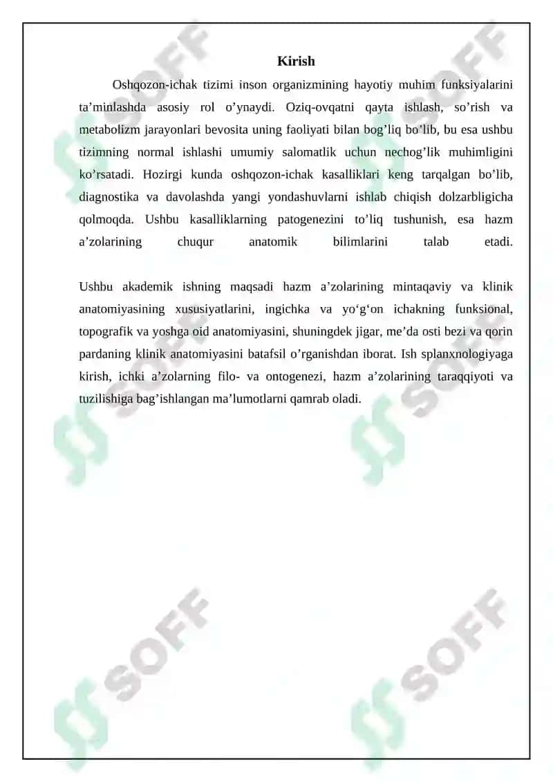 Hazm tizimining regional va klinik anatomiyasining xususiyatlari 3