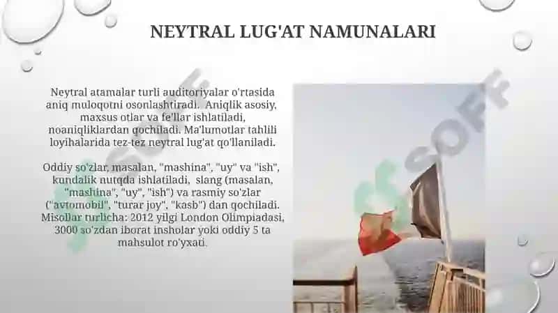 Neytral lug'at namunalari 3
