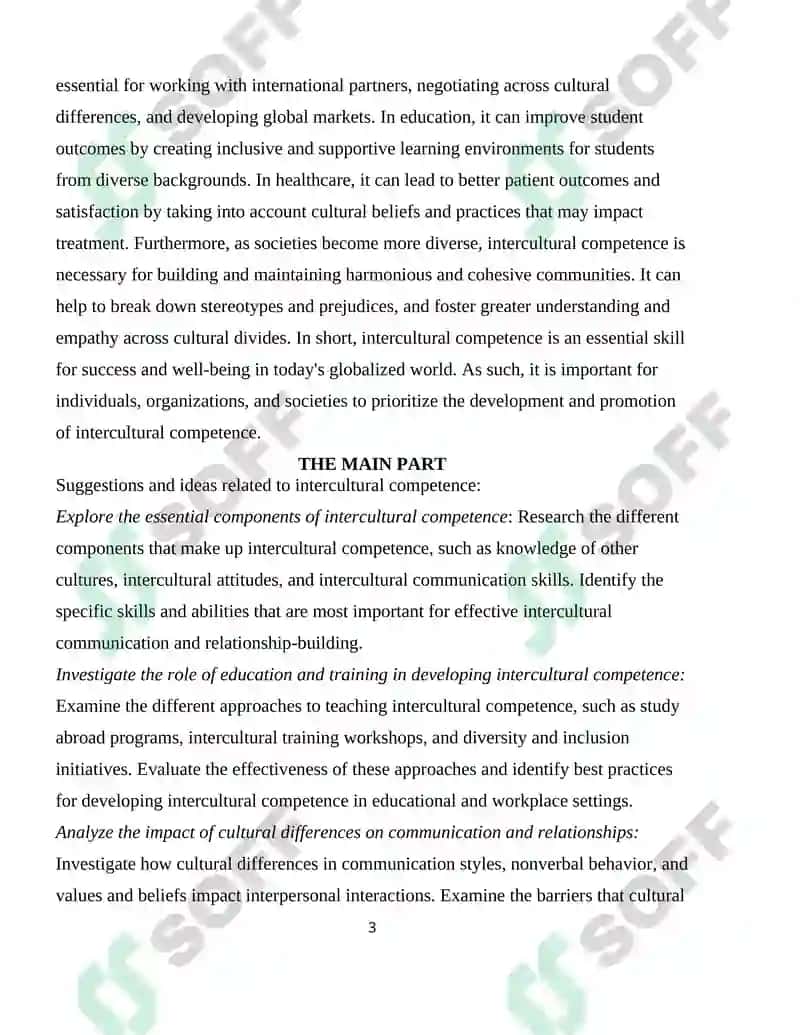 Intercultural Competence 3