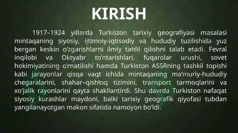 1917-1924 yillarda Turkiston tarixiy geografiyasi 3