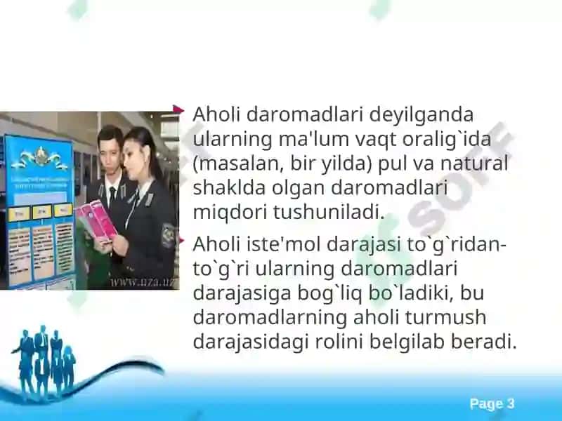 Aholi turmush darajasi va uning ko`rsatkichlari 3