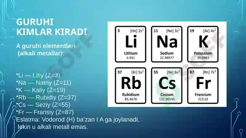 DavriysistemaningI Aguruhelementlari 3