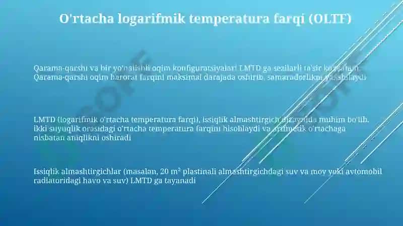 Issiqlik almashinish qurulmalari 3