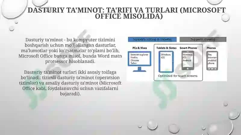 Amaliydasturiytaminot(Microsoft officemisolida) 3