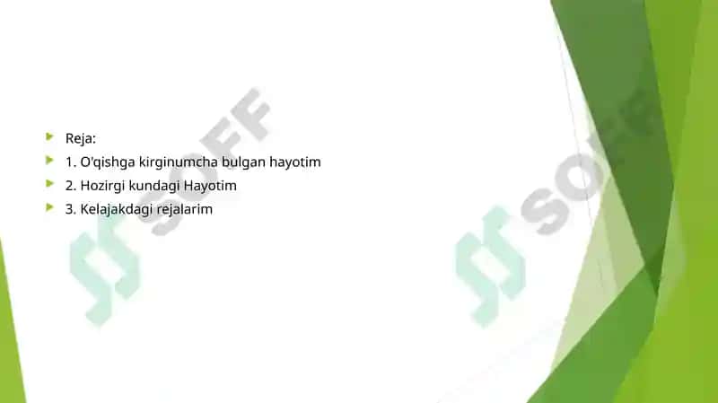 Mening hayot falsafam 3