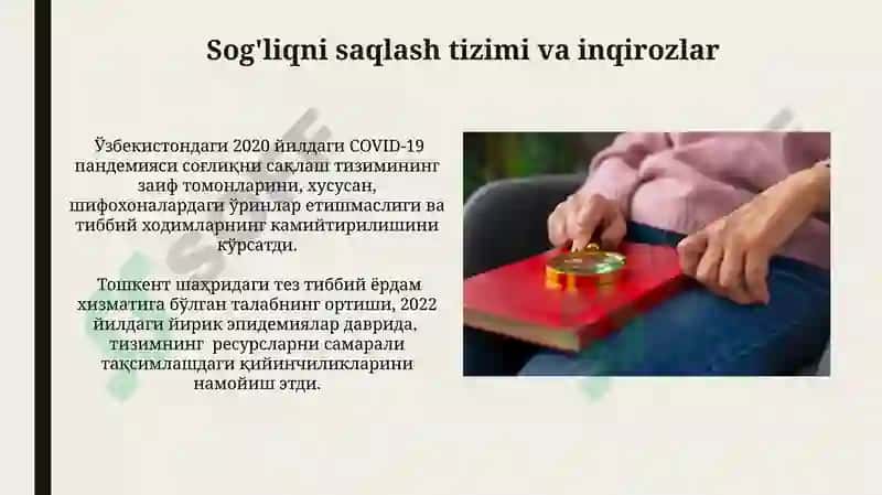 Sog'liqni saqlash tizimi va inqirozlar 3