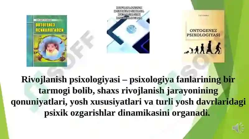 Rivojlanish psixologiyasi 3