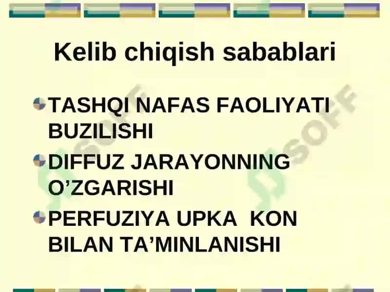 Nafas yetishmovchiligi (NE) 3