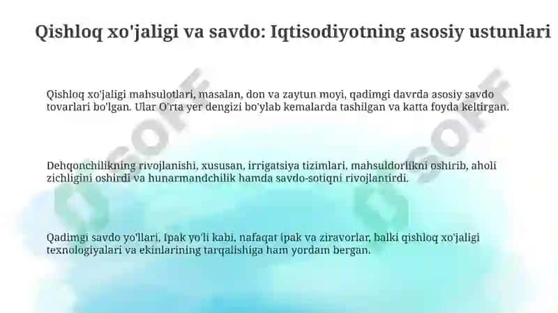 Qadimgi dunyo iqtisodiy gʻoyalari 3