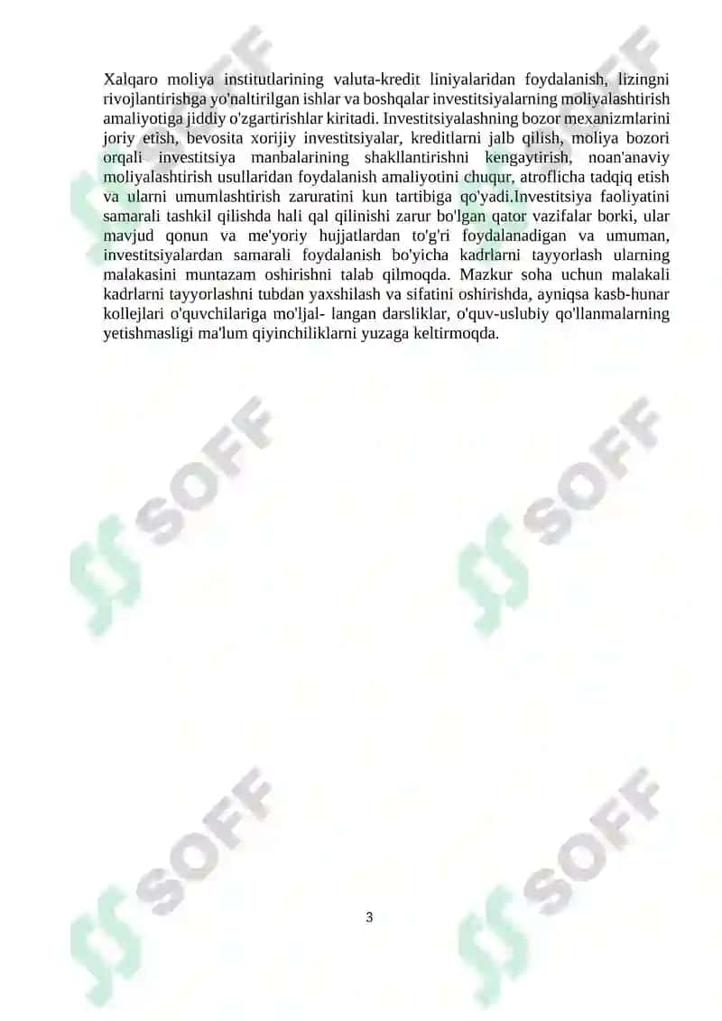 Investitsiyaning mohiyati manbalari va shakllari 3