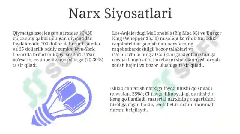 Narx Siyosatlari 3