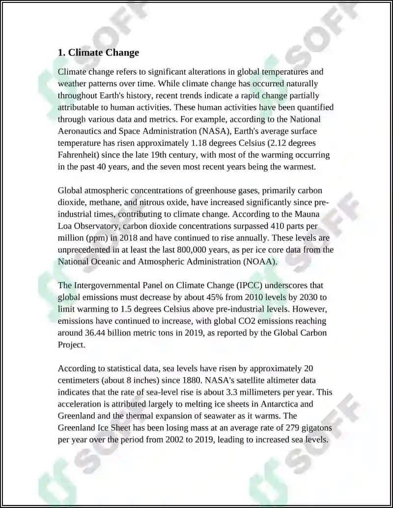 Climate Change and Global Warming 3