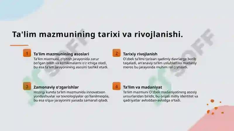 Ta'lim mazmuni 3