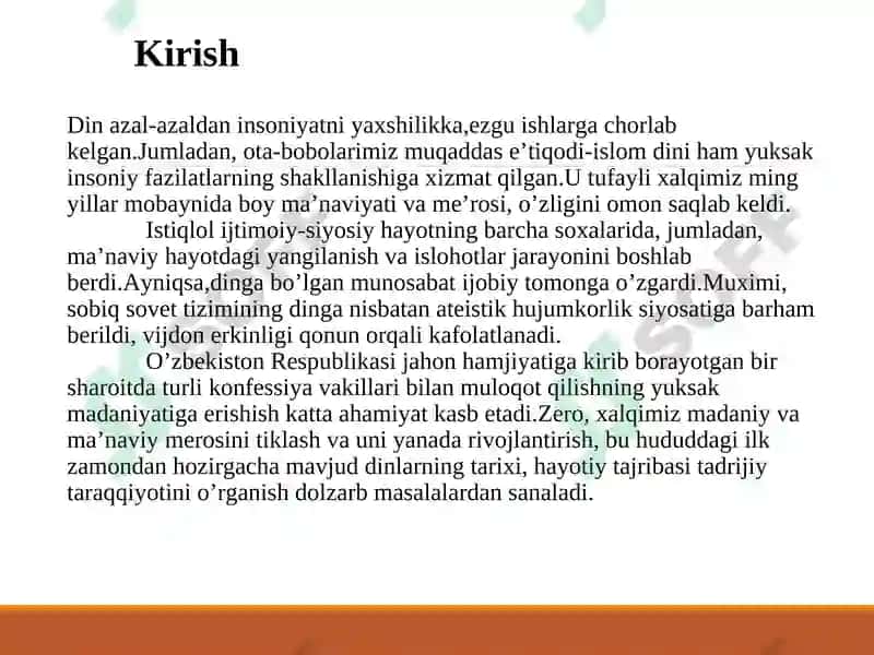 “Din” so’zining ma’nosi va din haqidagi qarashlar 3