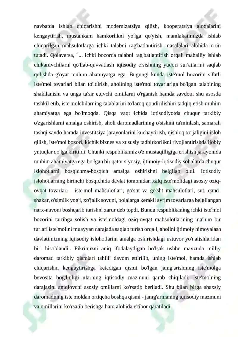 Iste’mol va uning hajmiga ta’sir etuvchi omillar 3