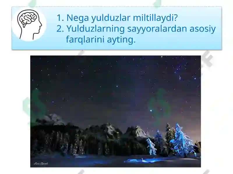 Yulduzlarning sayyoralardagi farqlari 3