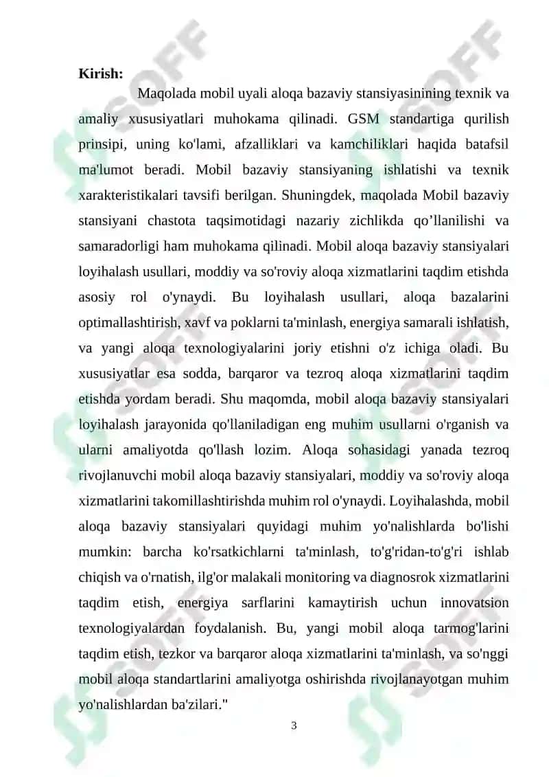 MOBIL ALOQA BAZAVIY STANSIYALARINI LOYIHALASH USULLARI 3