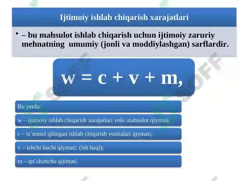 Umumiy xarajatlar 3