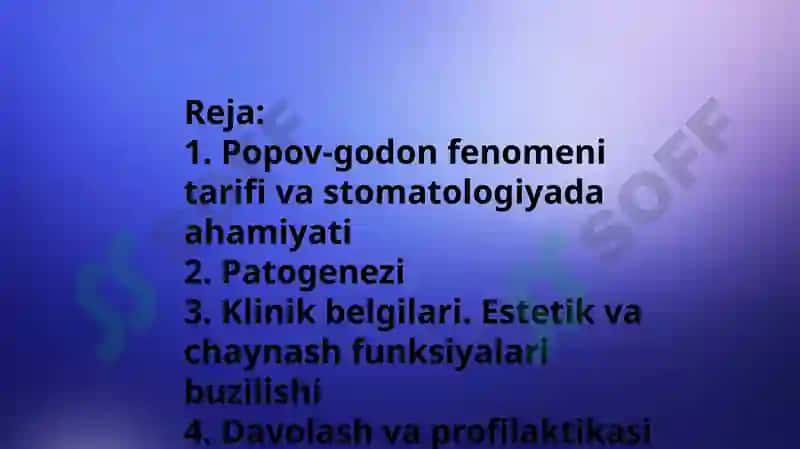 Popov-godon fenomeni 3