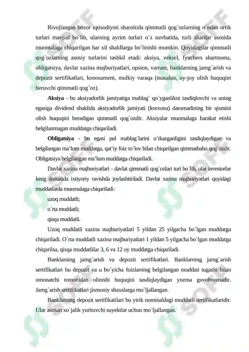 Investitsion faoliyatni boshqarish 3