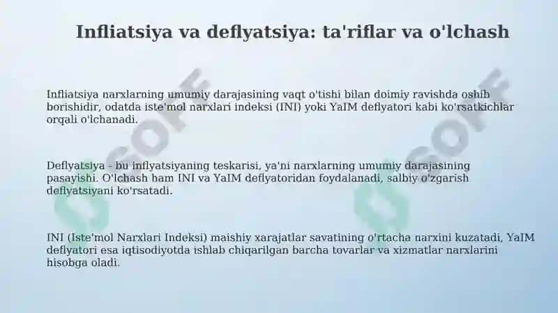 Inflyatsiya va deflyatsiya 3