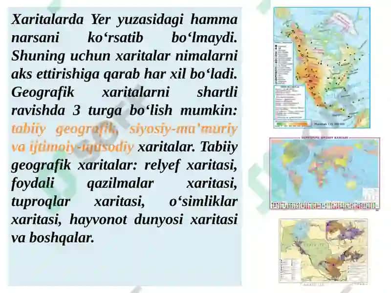 Geografik xaritalar 3