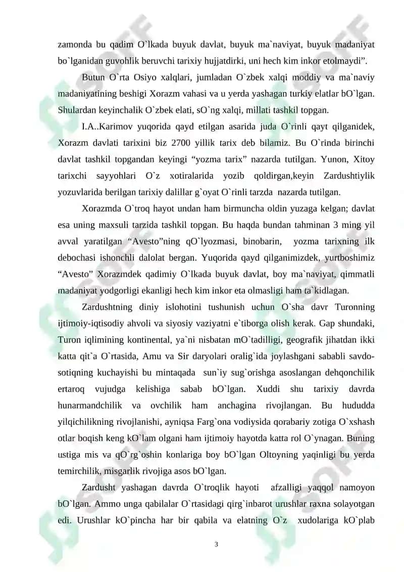 Zardushtiylik Dinining Tarixi 3