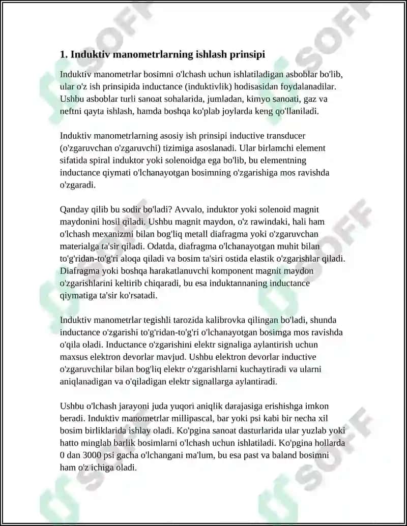Induktiv manometrlar 3