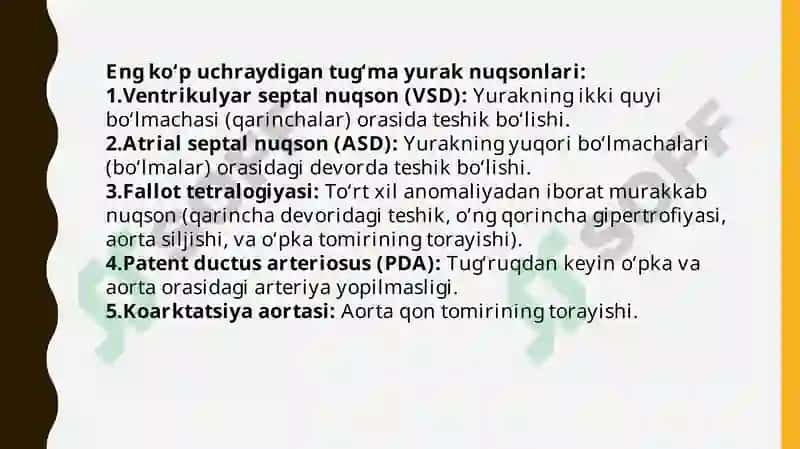 Yuraktug‘manuqsonlari ixirurgiyasi 3