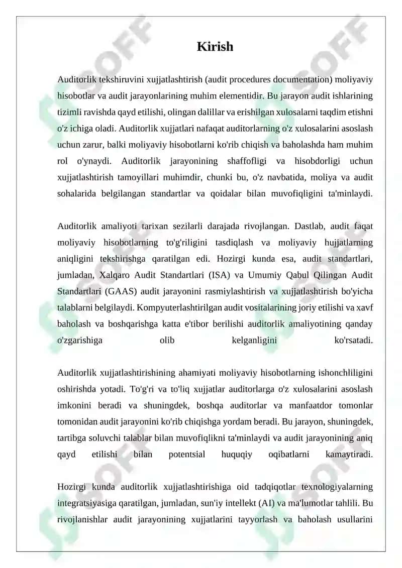 Auditorlik tekshiruvini xujjatlashtirish 3