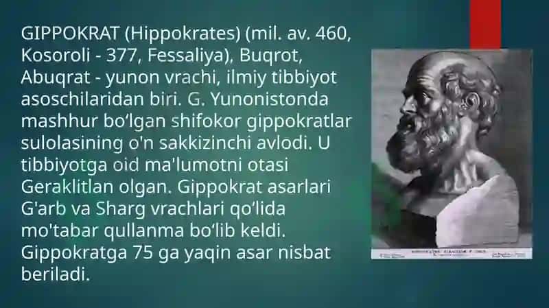 Gippokrat haqida 3