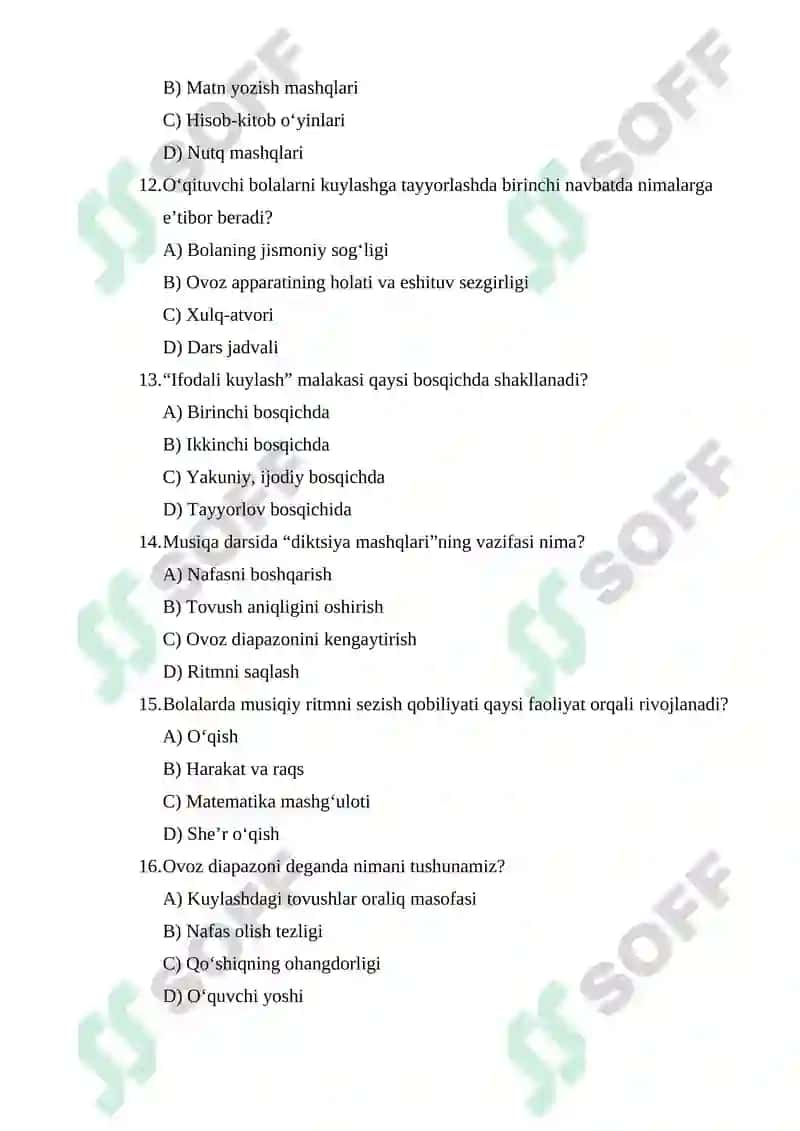 Bolalarda Qo‘shiq Kuylash Malakalari 3