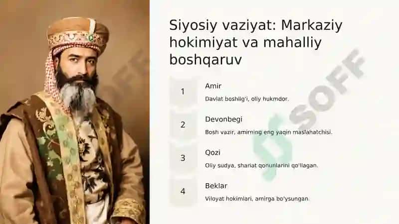 Buxoro amirligi ijtimoyi iqtisodiy hayoti 3
