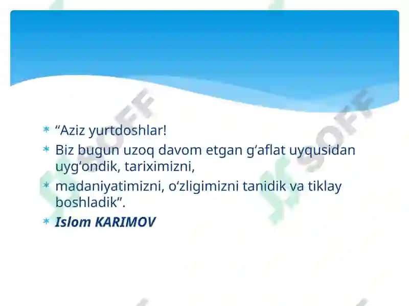 Milliy istiqlol va ma'naviyat 3