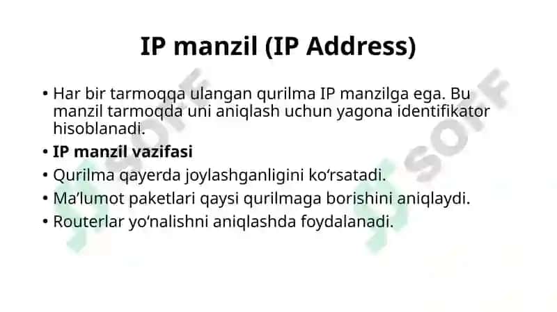 Internet Protokoli(IP) 3