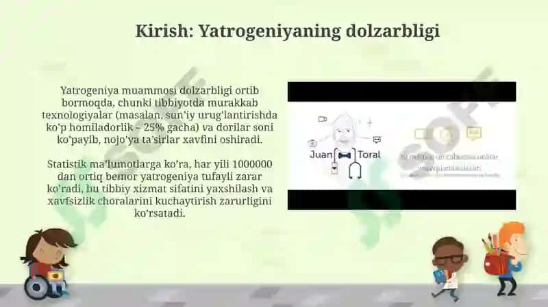 Yatrogeniya: Muammoning dolzarbligi 3