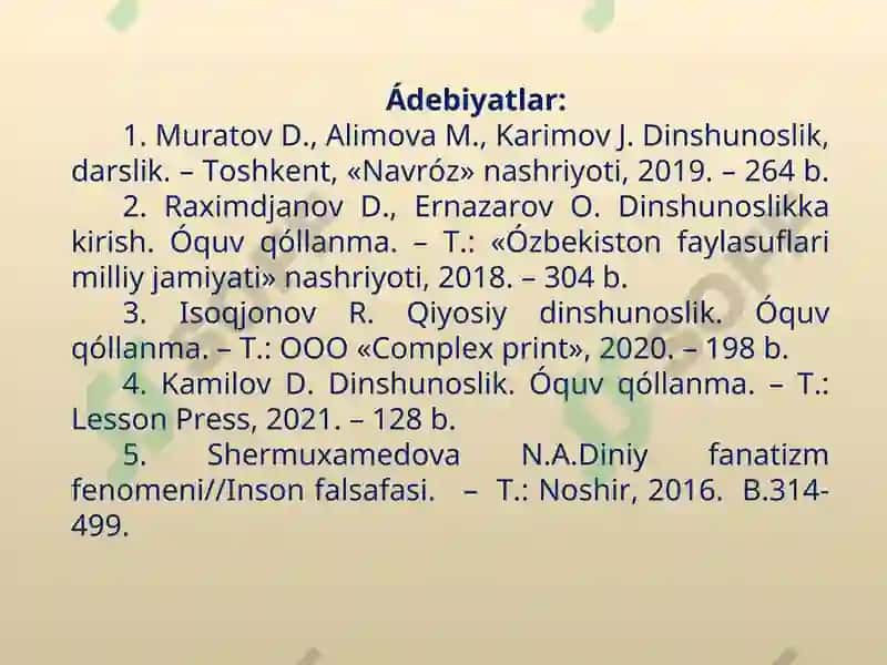 Buddizm haqida o`quv materiallari 3