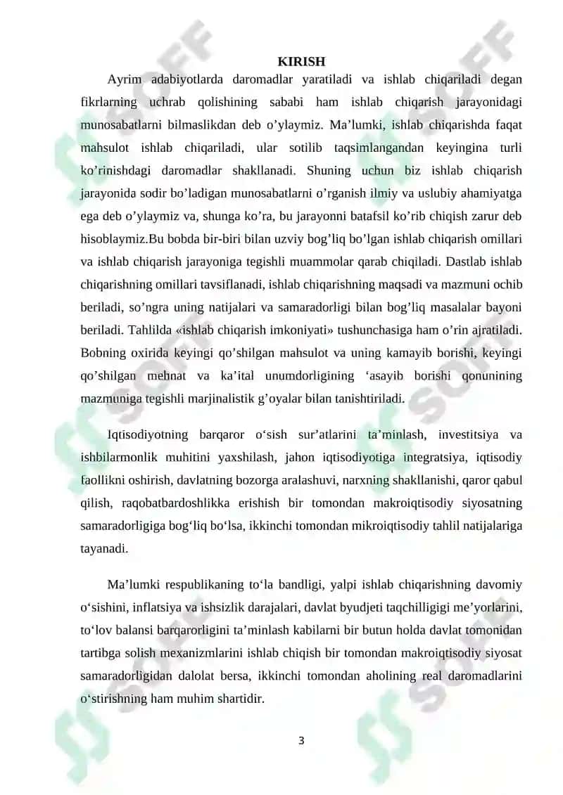 Ishlab chiqarish omillari va ularning turkumlanishi 3