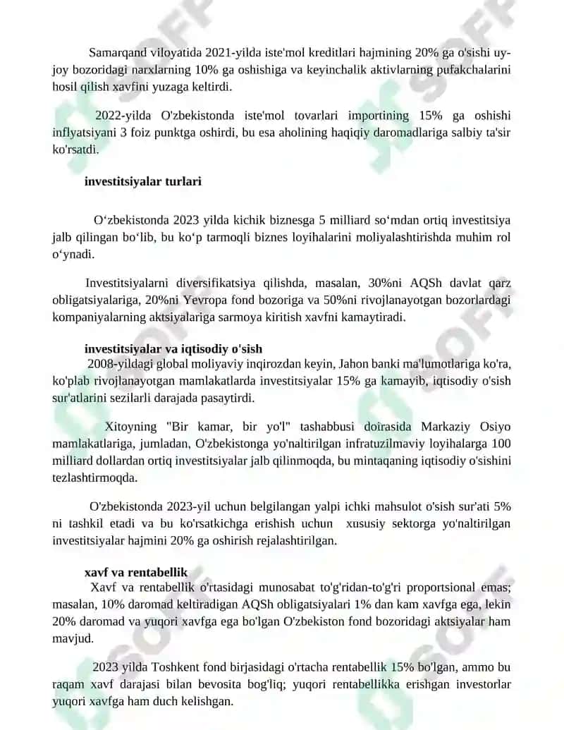 investitsiyalarni baholash usullari 3