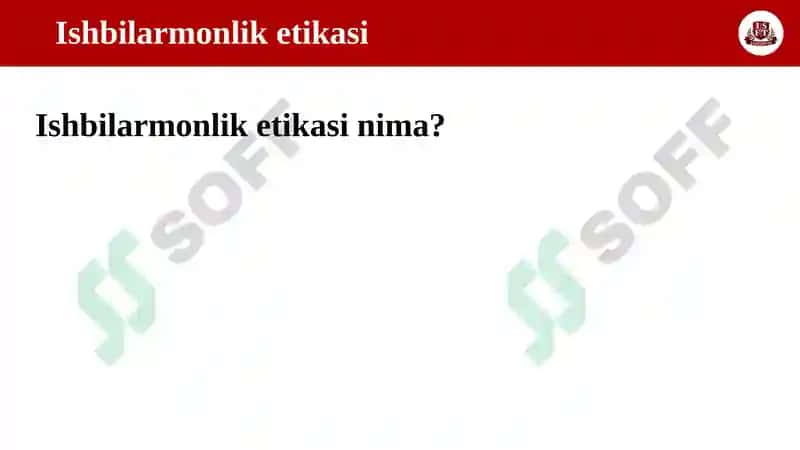 Ishbilarmonlik etikasi 3