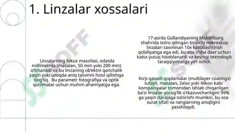 Optika va linzalar 3
