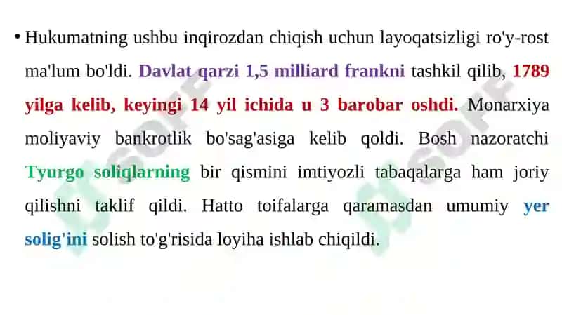 Fransuz inqilobi (XVIII asr oxiri) 3