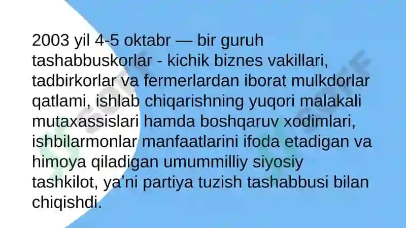 Oʻzbekiston Liberal demokratik partiyasi 3