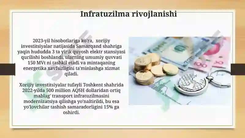 Infratuzilma rivojlanishi 3